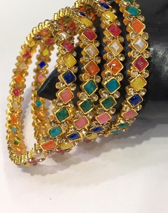 Antara MultiColor Bangles - BinnyStyles