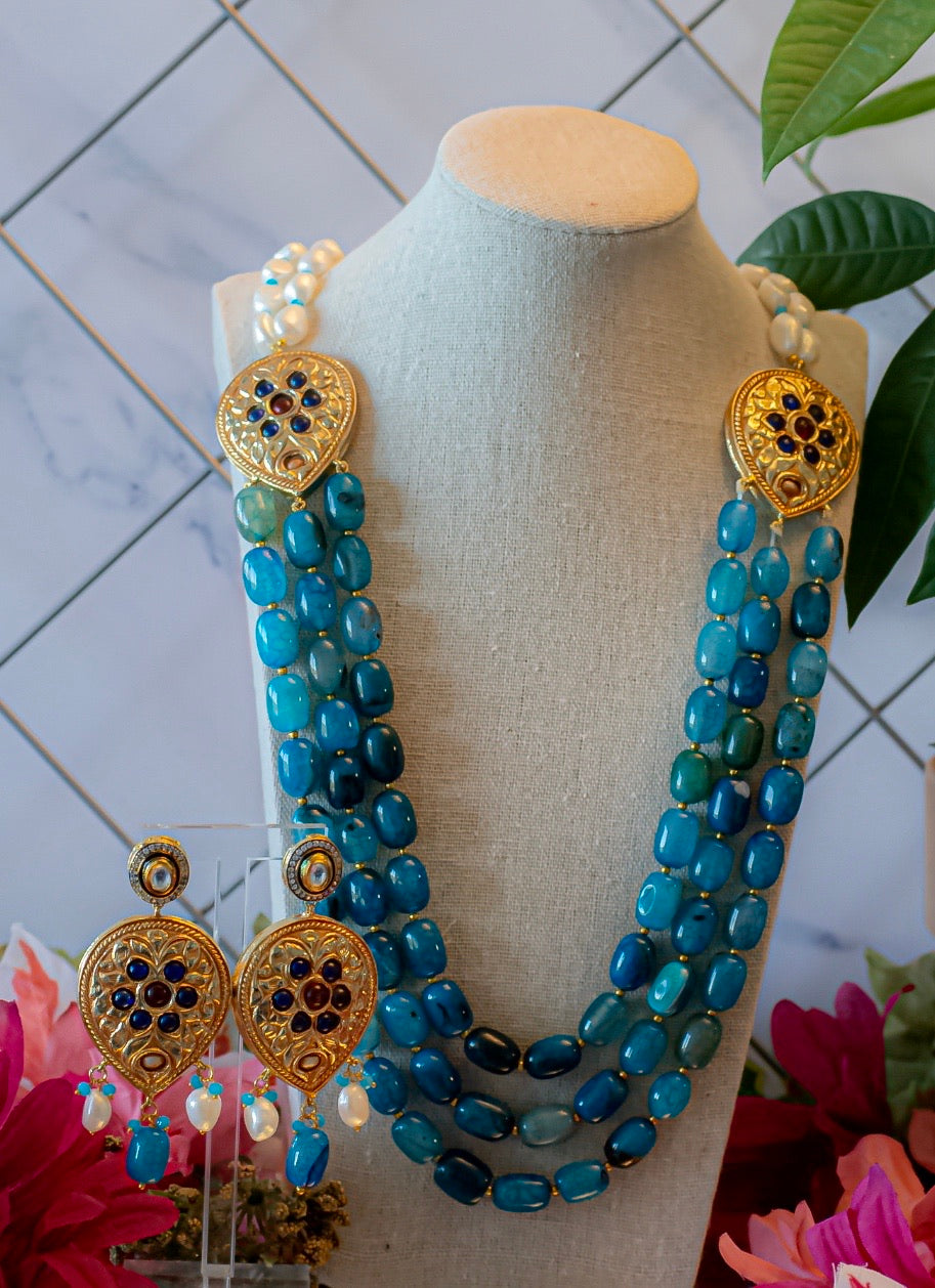 Asha Beaded necklace set