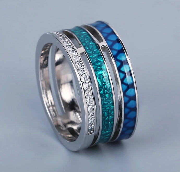 Blue Hues Ring