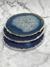 Blue Agate Coasters - BinnyStyles